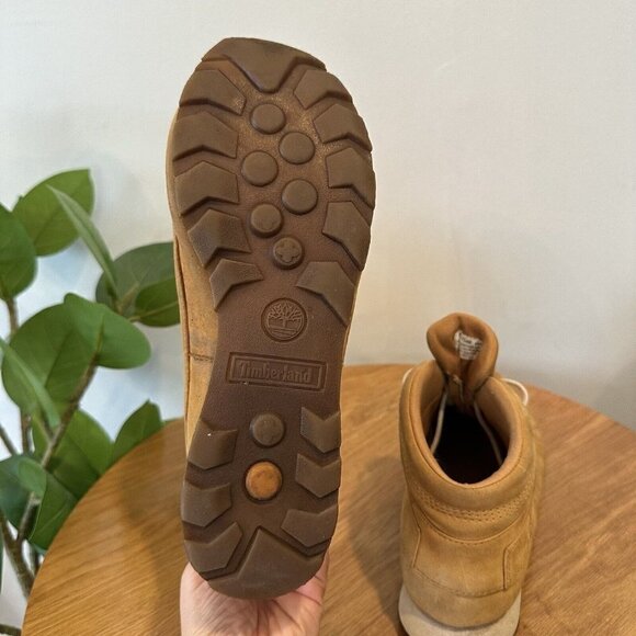 Timberland Women's Tan Leather Lace Up Outdoor Hiking Boots Size 9M - Picture 6 of 9